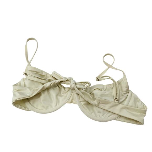 Monday swimwear white underwire bikini top - Picture 4 of 5